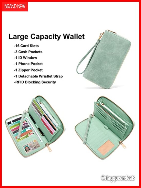 Women\'s Vegan Leather Backpack Purse Set With Wallet, Large Capacity Travel main image 2
